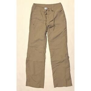 The North Face Pants Size 2 Zipper Legs tan Convertible